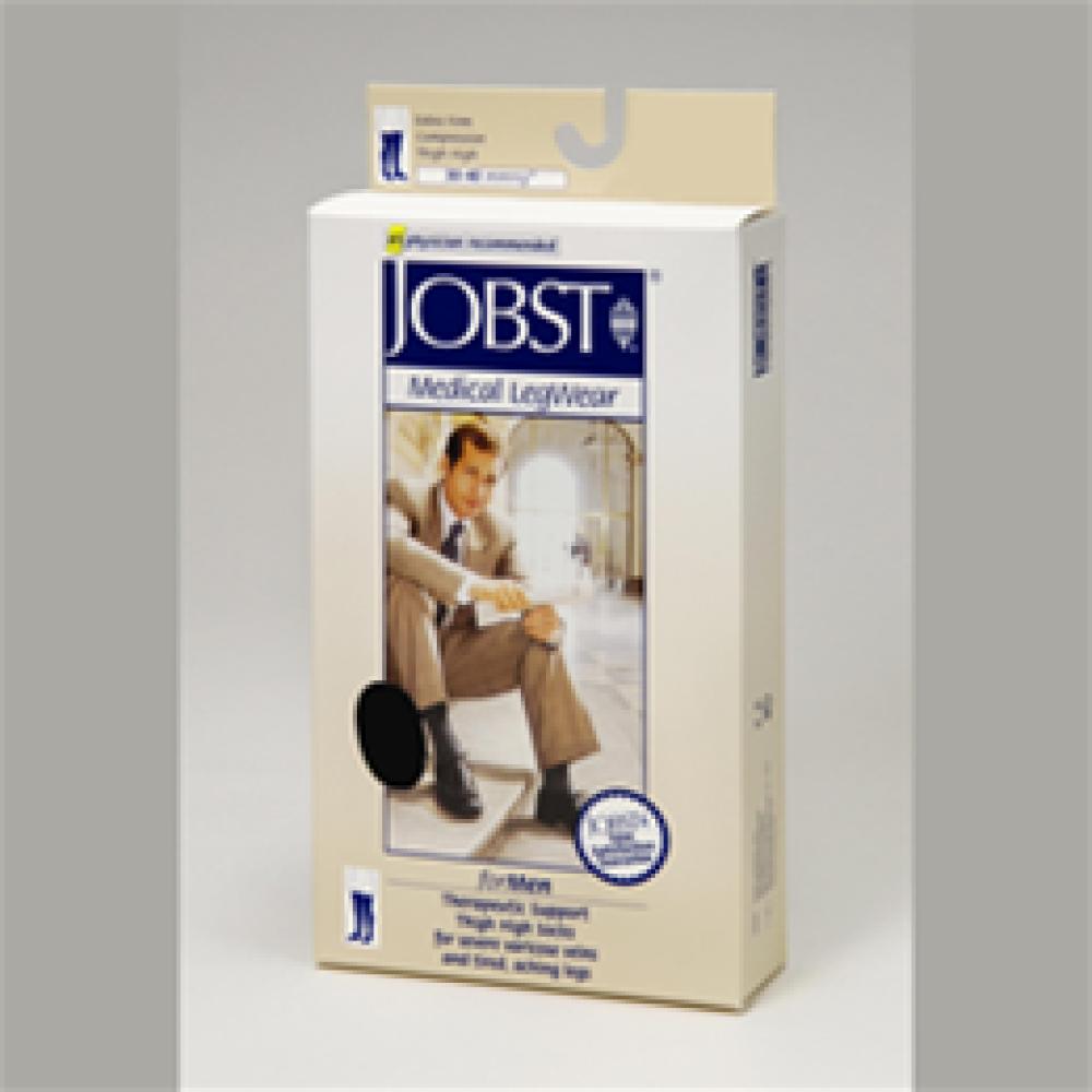 Jobst For Men 30 40 Mmhg Closed Toe Thigh High Ribbed Compression Socks Medi Care Equipment 