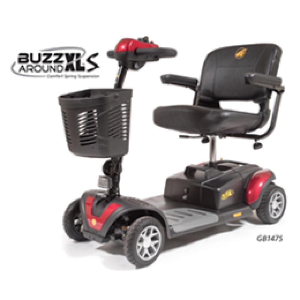 Buzzaround XLS Scooter with Comfort Spring Suspension Liberty Oxygen