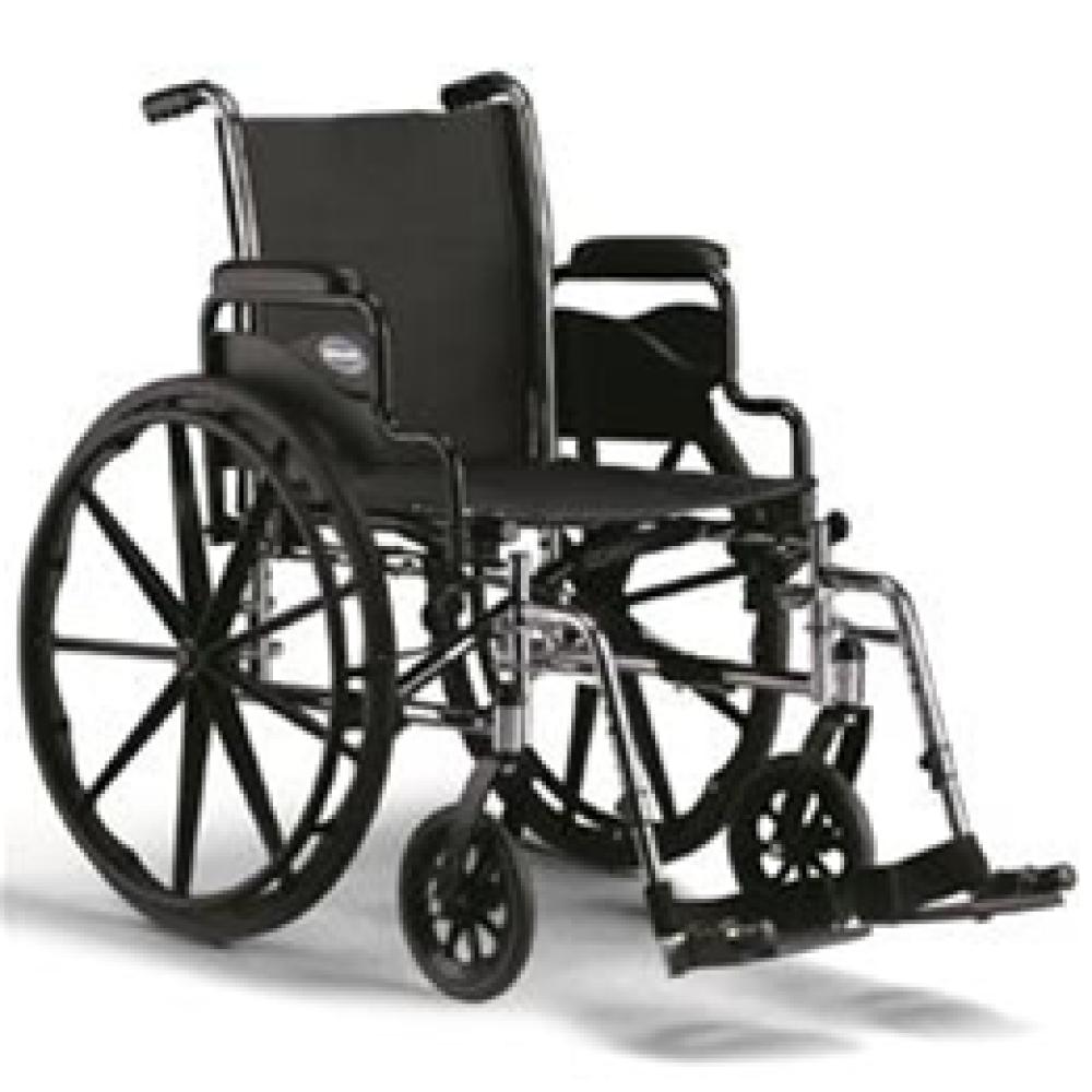 Invacare Tracer SX5 Lightweight Wheelchair, Flip-Back Desk-Length Arms ...